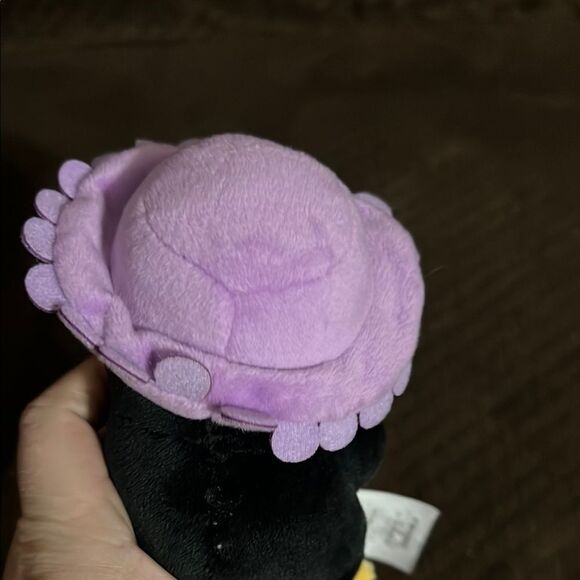 Disney Parks Wishables It’s a Small World Penguin Plush Purple Hat Blue Eyes - Picture 5 of 7